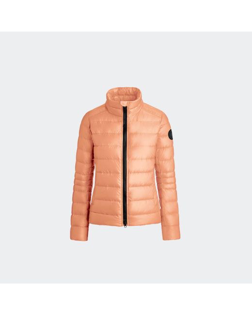 Canada Goose Orange Cypress Jacket Label