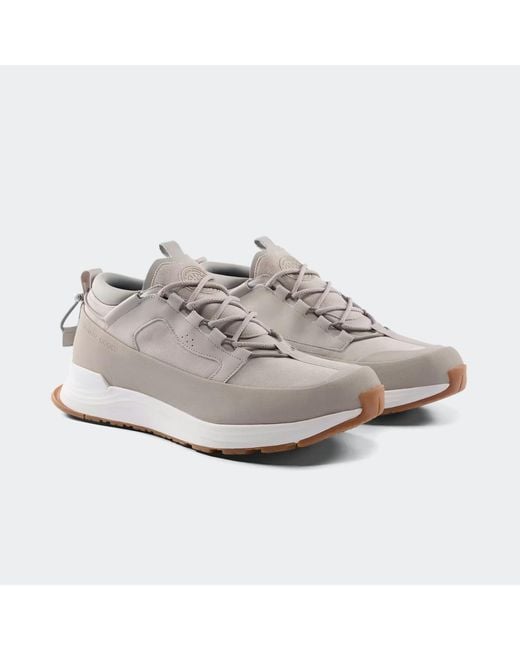 Canada Goose White Glacier Trail Sneaker for men