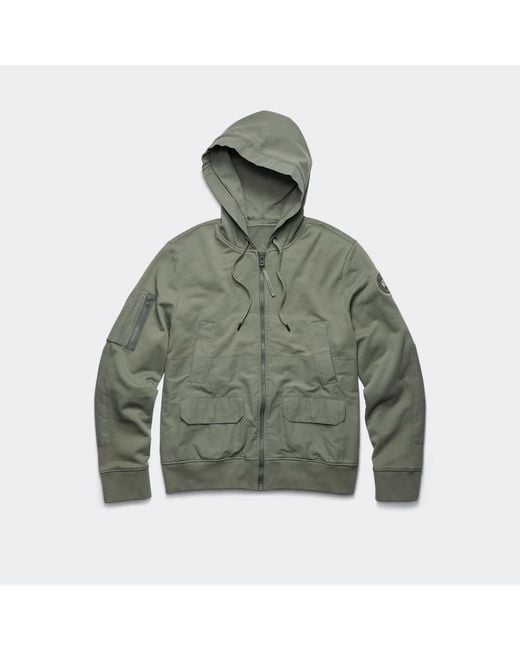 Canada Goose Green Ferris Full Zip Hoodie for men