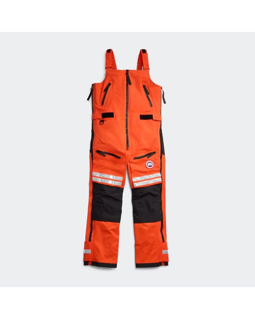 Canada Goose Orange Sea Mantra Bib Overall for men
