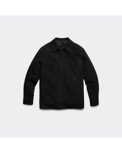 Canada Goose Black Atkinson Shirt Jacket for men