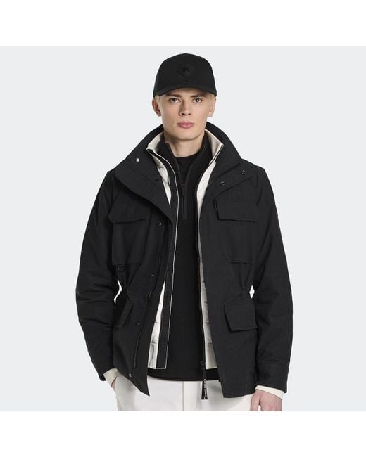 Canada Goose Black Harrison Lightweight Jacket for men