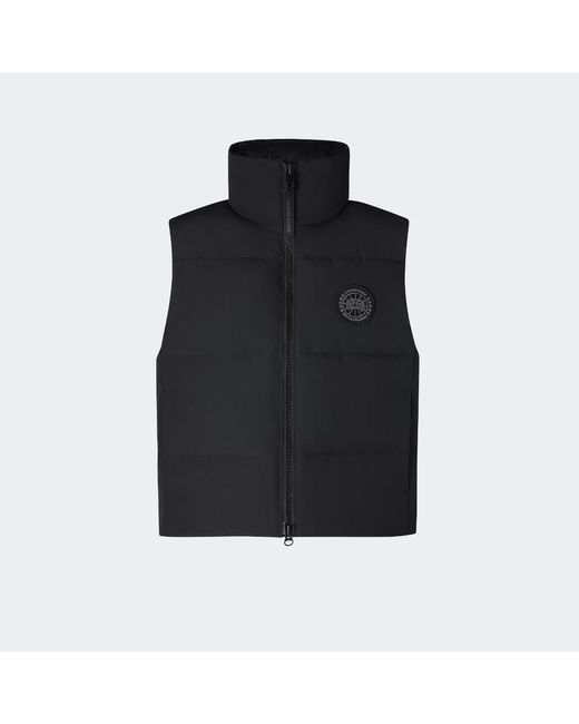 Canada Goose Black Grandview Cropped Vest Disc