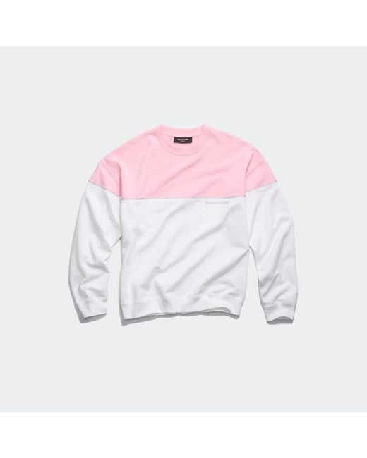 Canada Goose Pink Dawn Colour Block Relaxed Crew for men