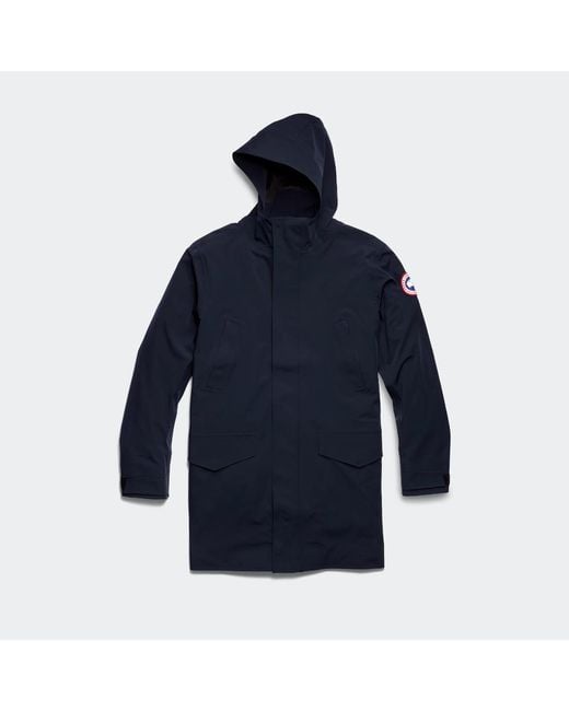 Canada Goose Blue Barclay Rain Jacket for men