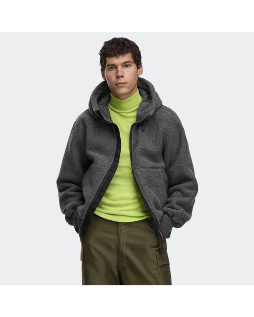 Canada Goose Black Chilliwack Fleece Bomber for men