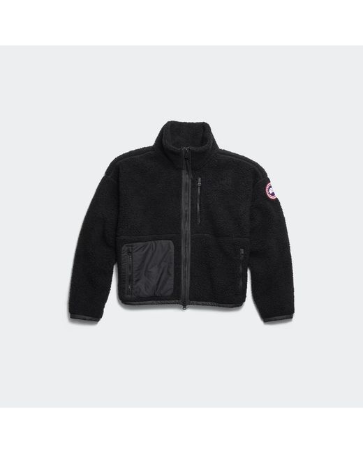Canada Goose Black Simcoe Zip Up Fleece Jacket