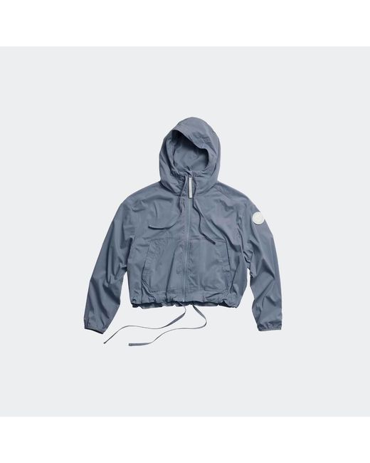 Canada Goose Blue Kaslo Lightweight Cropped Jacket Disc