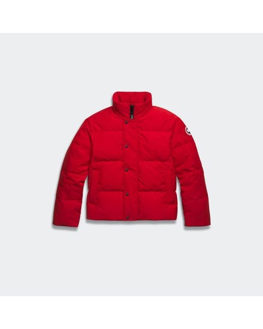 Canada Goose Red Bayview Parka for men