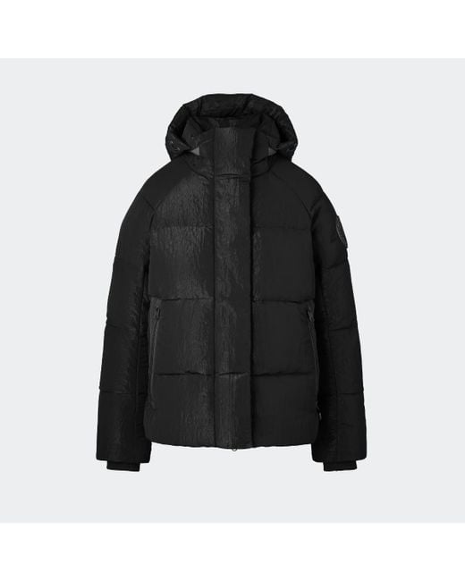 Canada Goose Junction Parka Label Shiny Crinkle in Black | Lyst