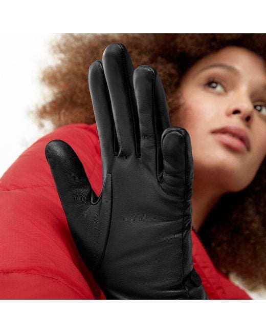 Canada goose outlet gloves leather