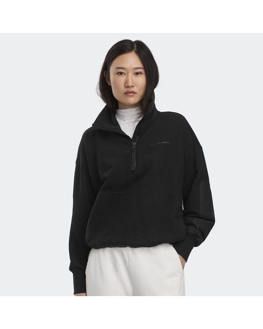 Canada Goose Black Quincy Quarter Zip