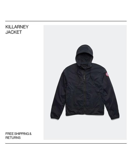 Canada Goose Black Killarney Lightweight Jacket for men