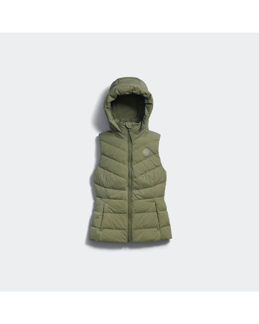 Canada Goose Green Clair Vest Tonal Disc