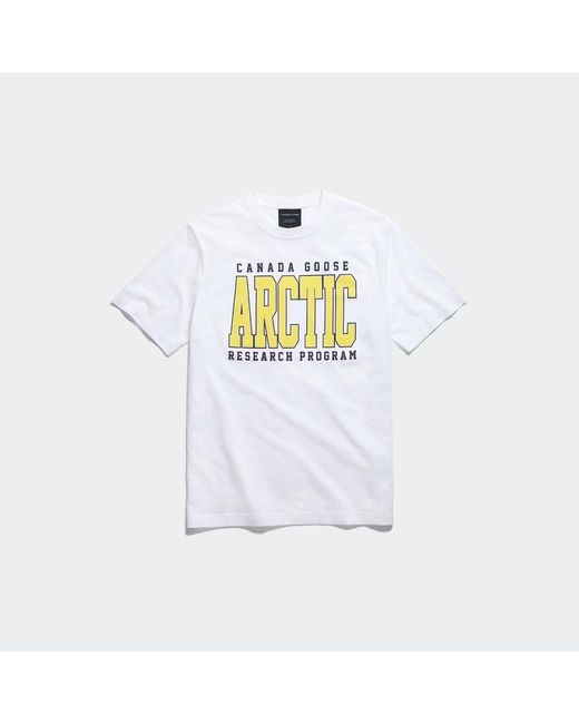 Canada Goose White Ocra Arctic T-Shirt for men