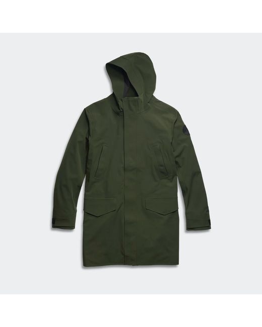 Canada Goose Green Barclay Rain Jacket Disc for men