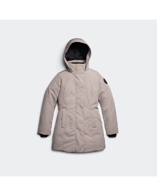 Canada Goose Brown Leslie Parka Label