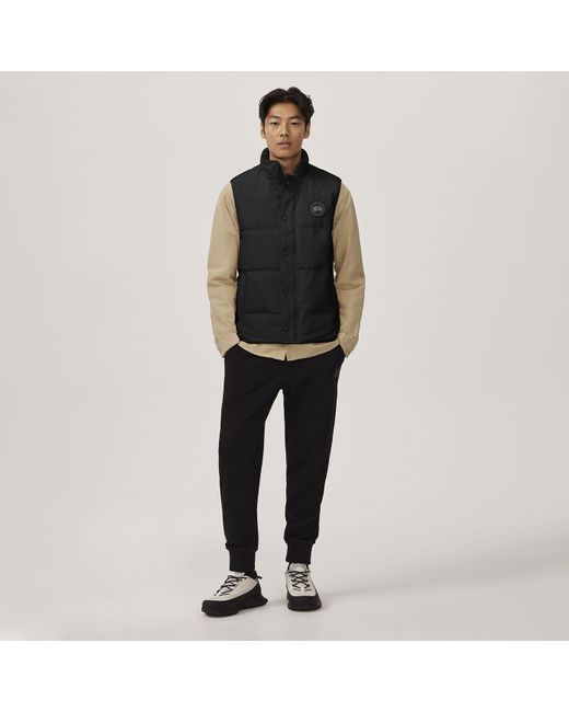 Canada Goose Garson Vest Crinkle Cotton in Black for Men Lyst