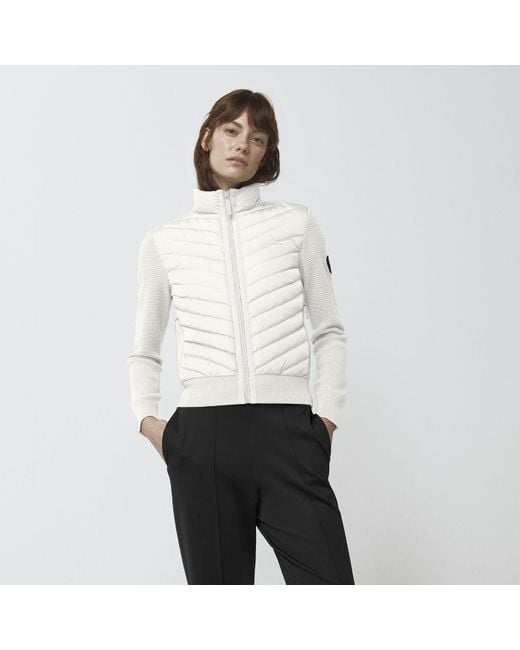 Canada Goose Hybridge Knit Jacket Black Label in White Lyst