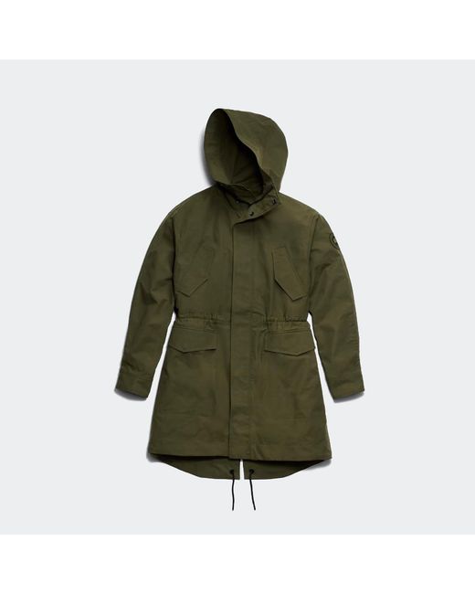 Canada Goose Green Harrison Lightweight Parka for men