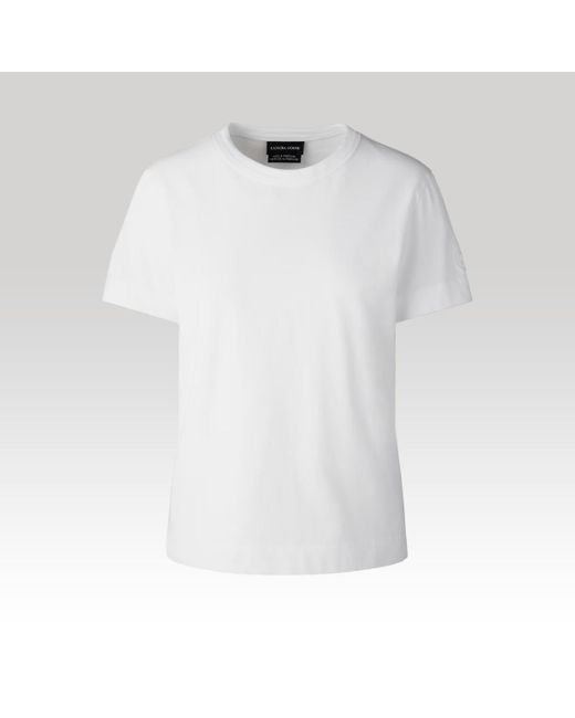 Canada Goose Broadview T-Shirt mit White Label