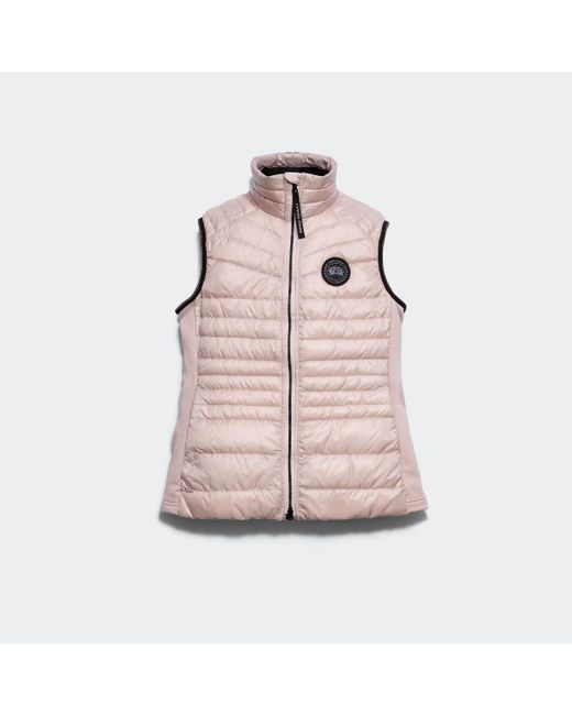 Canada Goose Pink Hybridge Lite Weste – Label (Weiblich,
