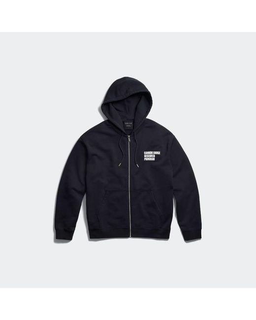 Canada Goose Blue Rove Globe Relaxed Full Zip for men