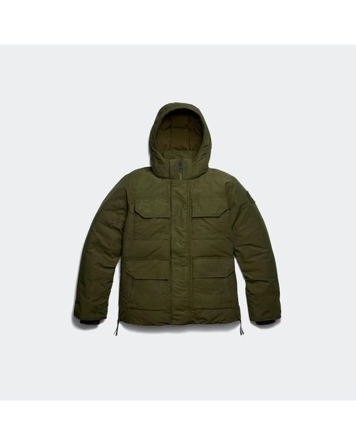 Canada Goose Green Maitland Cotton Parka for men