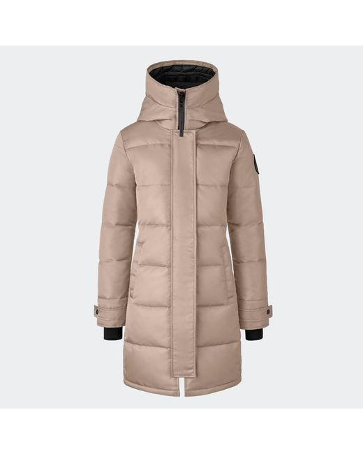 Canada Goose Natural Shelburne Parka Performance Satin