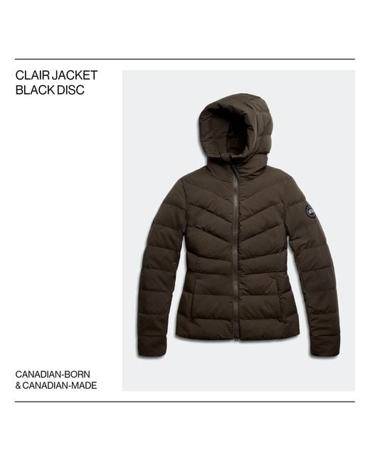 Canada Goose Black Clair Jacket Disc