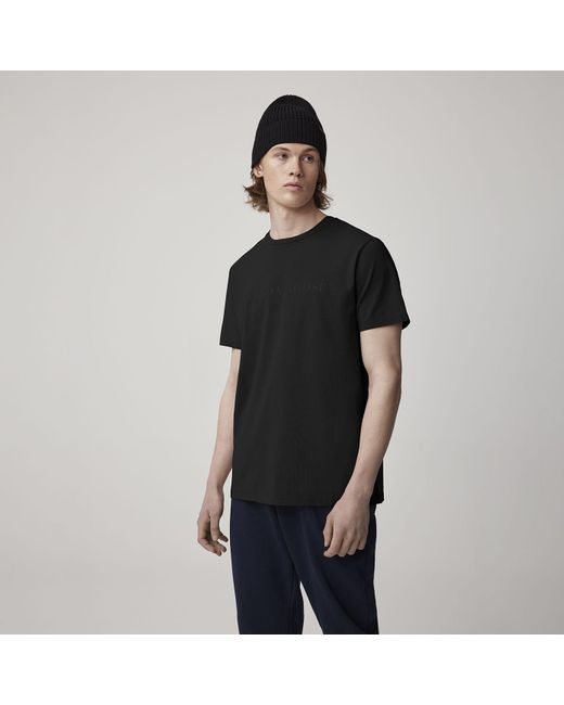 Canada Goose Emersen Crewneck T-shirt in Black for Men | Lyst