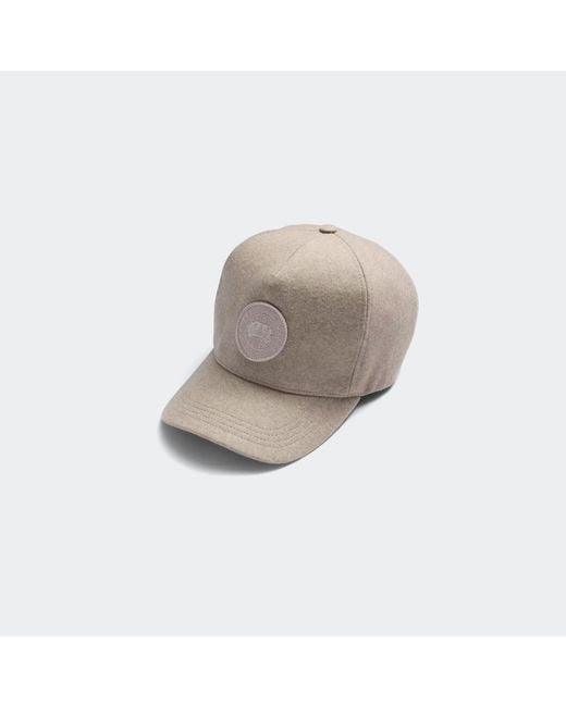 Canada Goose Gray Arctic Disc Wool Adjustable Cap for men