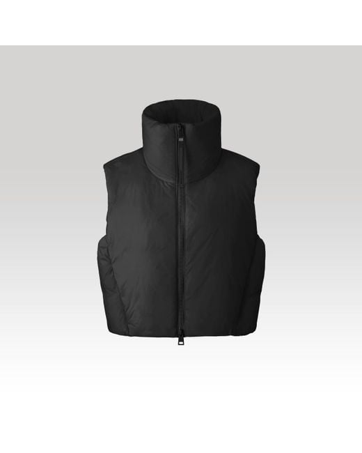 Canada Goose Black Spessa Cropped Vest