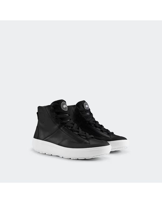 Canada Goose Black Ossington High Sneaker for men