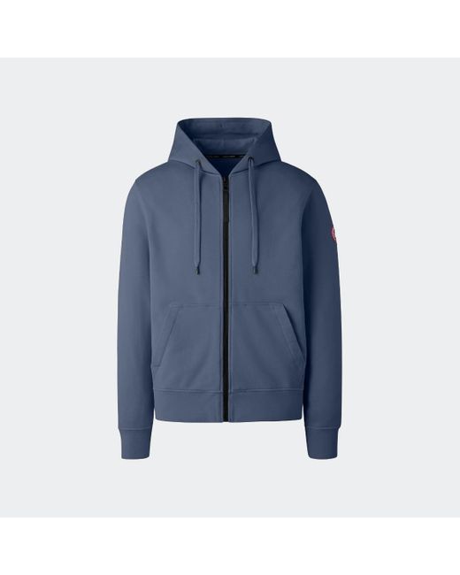 Canada Goose Huron Full Zip Hoodie in Blue for Men | Lyst