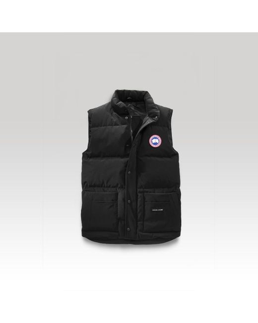 Canada Goose Freestyle Crew Vest in Black for Men | Lyst