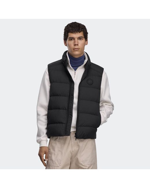 Canada Goose Black Crofton Vest Enduraluxe for men
