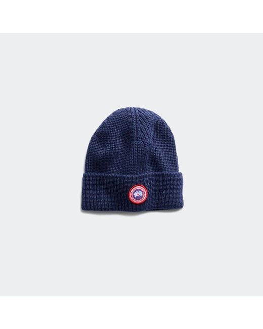 Canada Goose Rippenmütze (Männlich, in Blue für Herren