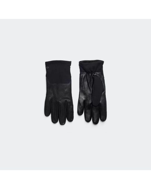 Canada Goose Black Mixed Media Glove for men