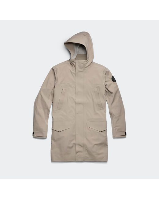 Canada Goose Gray Barclay Rain Jacket Disc for men
