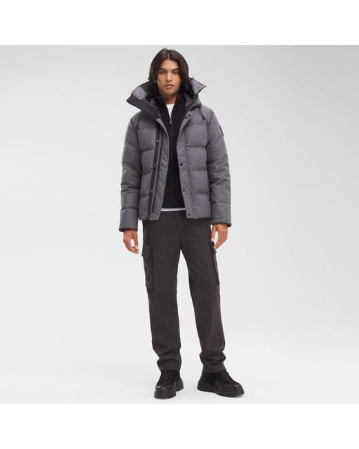 Canada Goose Gray Macmillan Parka Wool (, Slate Melange, ) for men