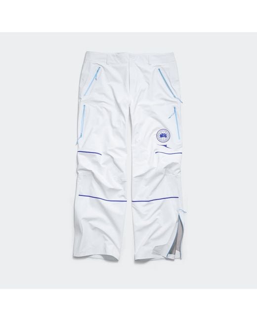 Canada Goose White Merge Pant for men