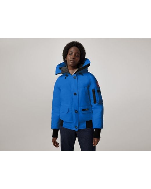 Blouson Aviateur Chilliwack Pbi Femmes Pbi M Canada Goose en coloris Bleu Lyst