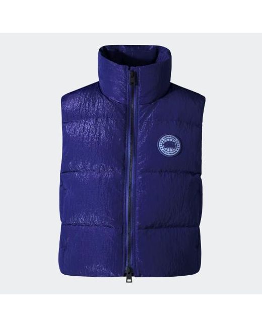 Canada Goose Blue Cypress Puffer Vest City Lights (, , )