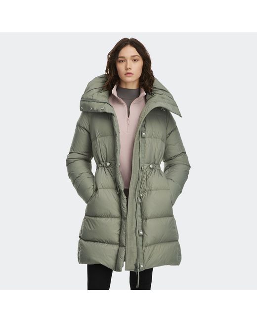 Canada Goose Green Montgomery Coat Tonal Label