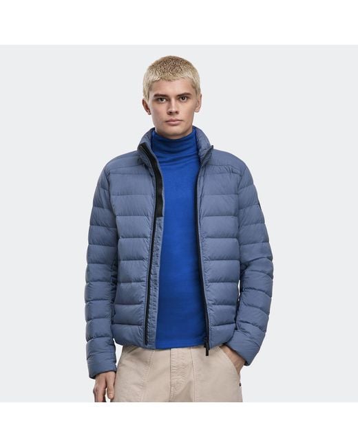 Canada Goose Blue 'Crofton' Down Jacket for men