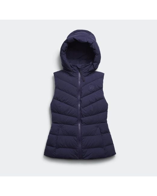 Canada Goose Blue Clair Vest Tonal Label