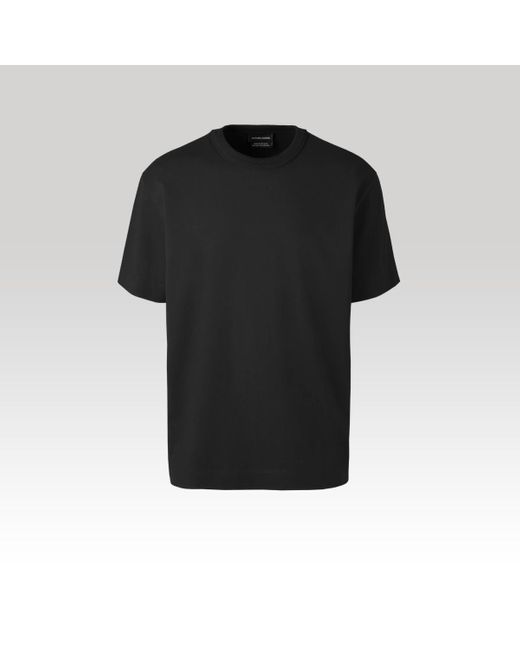 Canada Goose Black Gladstone Relaxed T-shirt Hype Logo for men