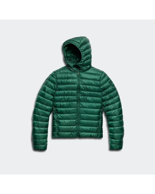 Canada Goose Green Aethera Hoodie Tonal Disc