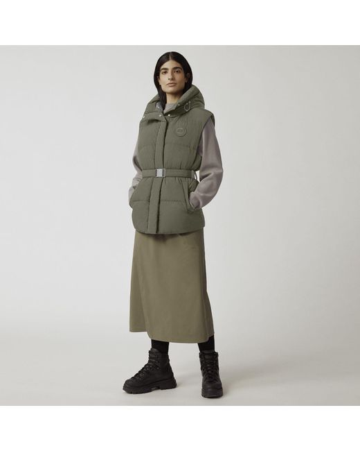 Canada Goose Rayla Vest in Green | Lyst